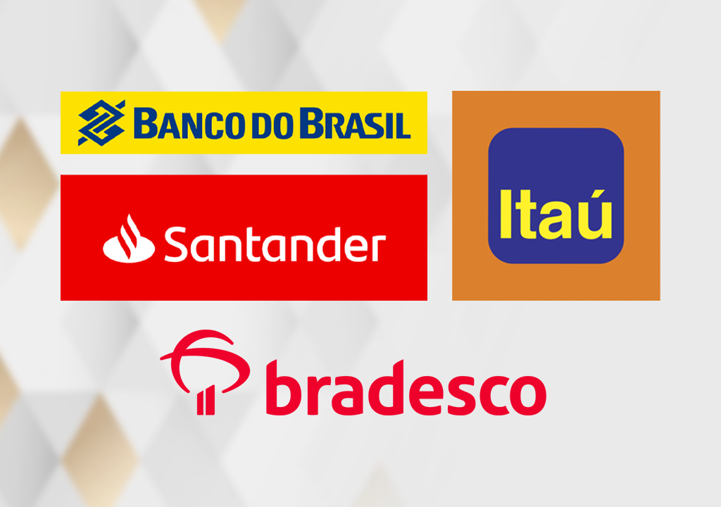 Imagem mostra resultados dos bancos no Brasil