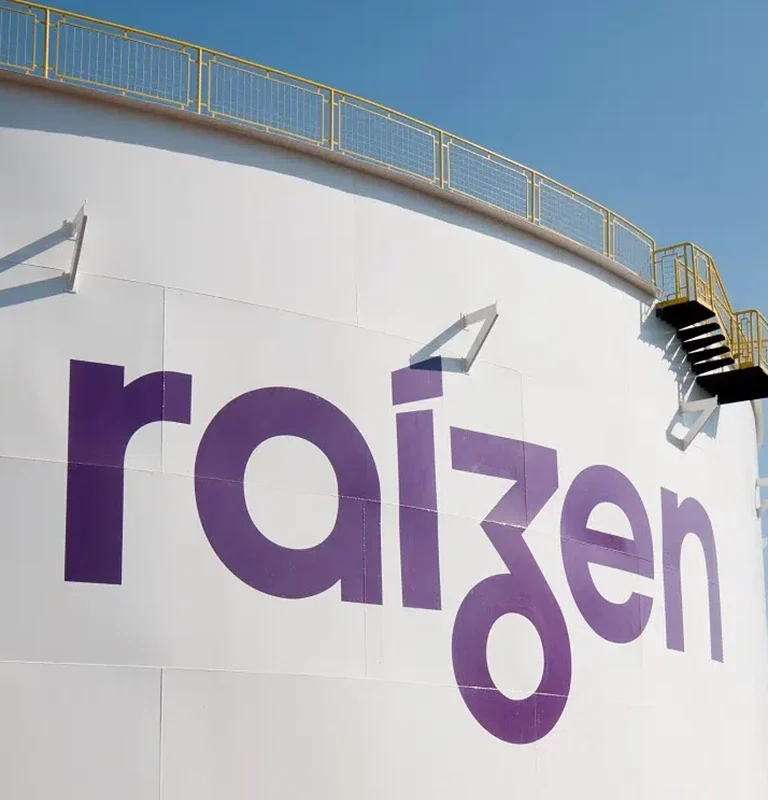 Imagem mostra fábrica da Raízen (RAIZ4)