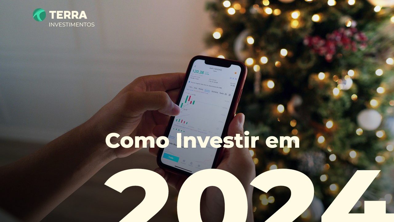 Imagem mostra pessoa decidindo como investir em 2024