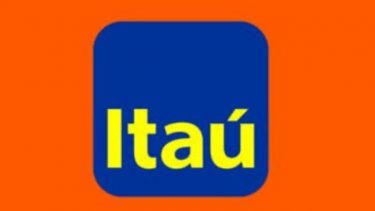 Imagem mostra logo do Itaú ITUB4