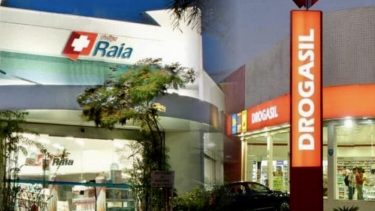 Imagem mostra lojas da Raia Drogasil (RADL3)